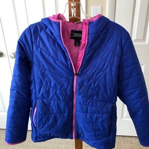 Lands’ End Girls Hooded Jacket. Like New!